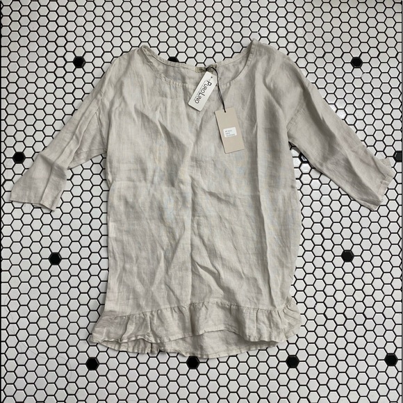 purolino Tops - NWT PuroLino linen top size small